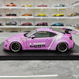 [Ignition] 1:18 Toyota 2012 86 Subaru BRZ LBWK Pink Model Car Resin