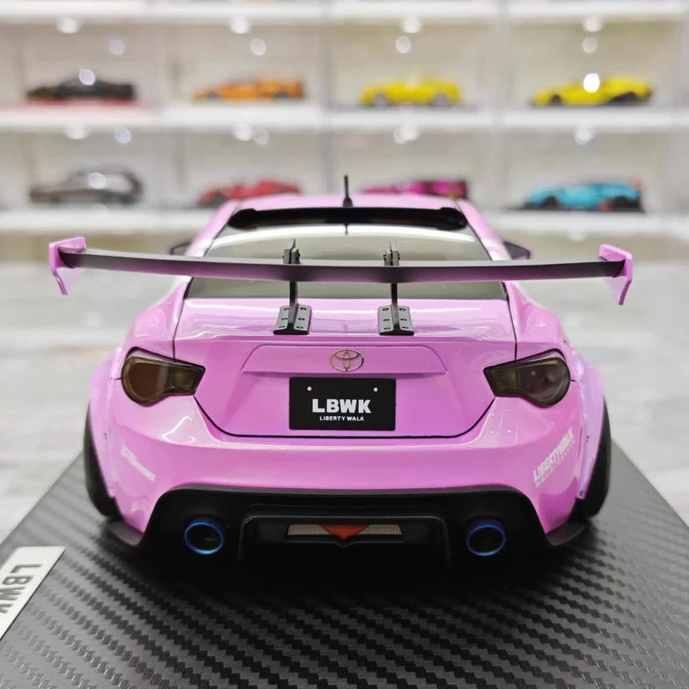 [Ignition] 1:18 Toyota 2012 86 Subaru BRZ LBWK Pink Model Car Resin