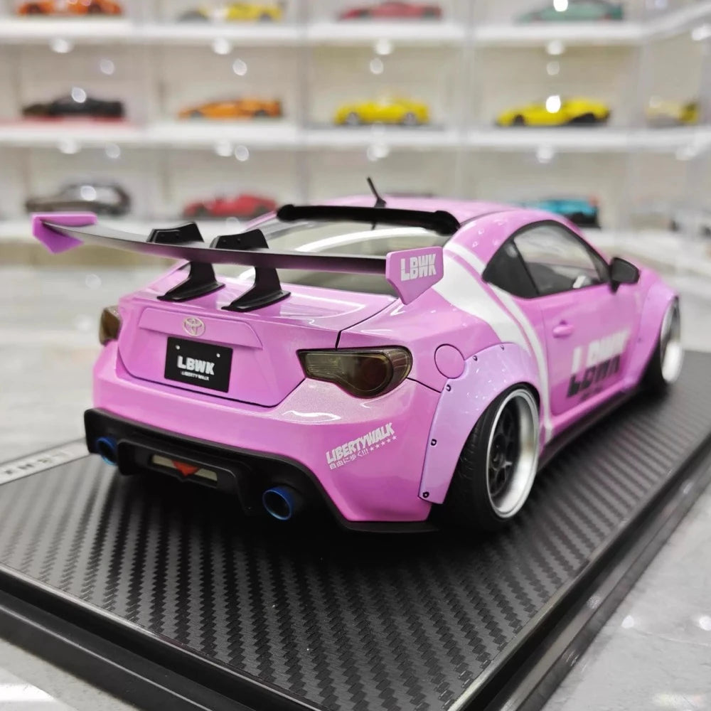 [Ignition] 1:18 Toyota 2012 86 Subaru BRZ LBWK Pink Model Car Resin