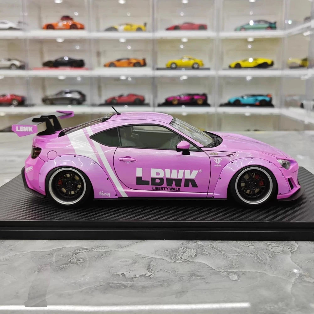 [Ignition] 1:18 Toyota 2012 86 Subaru BRZ LBWK Pink Model Car Resin