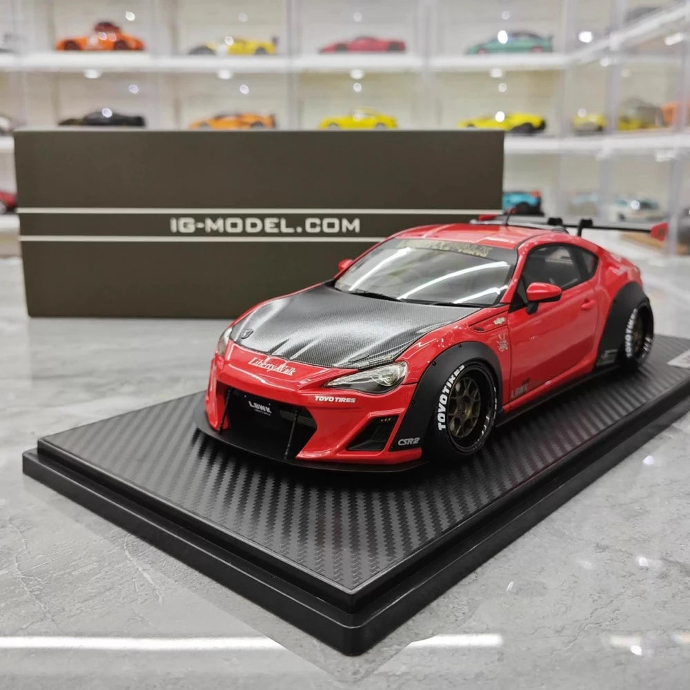 [Ignition] 1:18 Toyota 2012 86 Subaru BRZ LBWK Red Model Car Resin