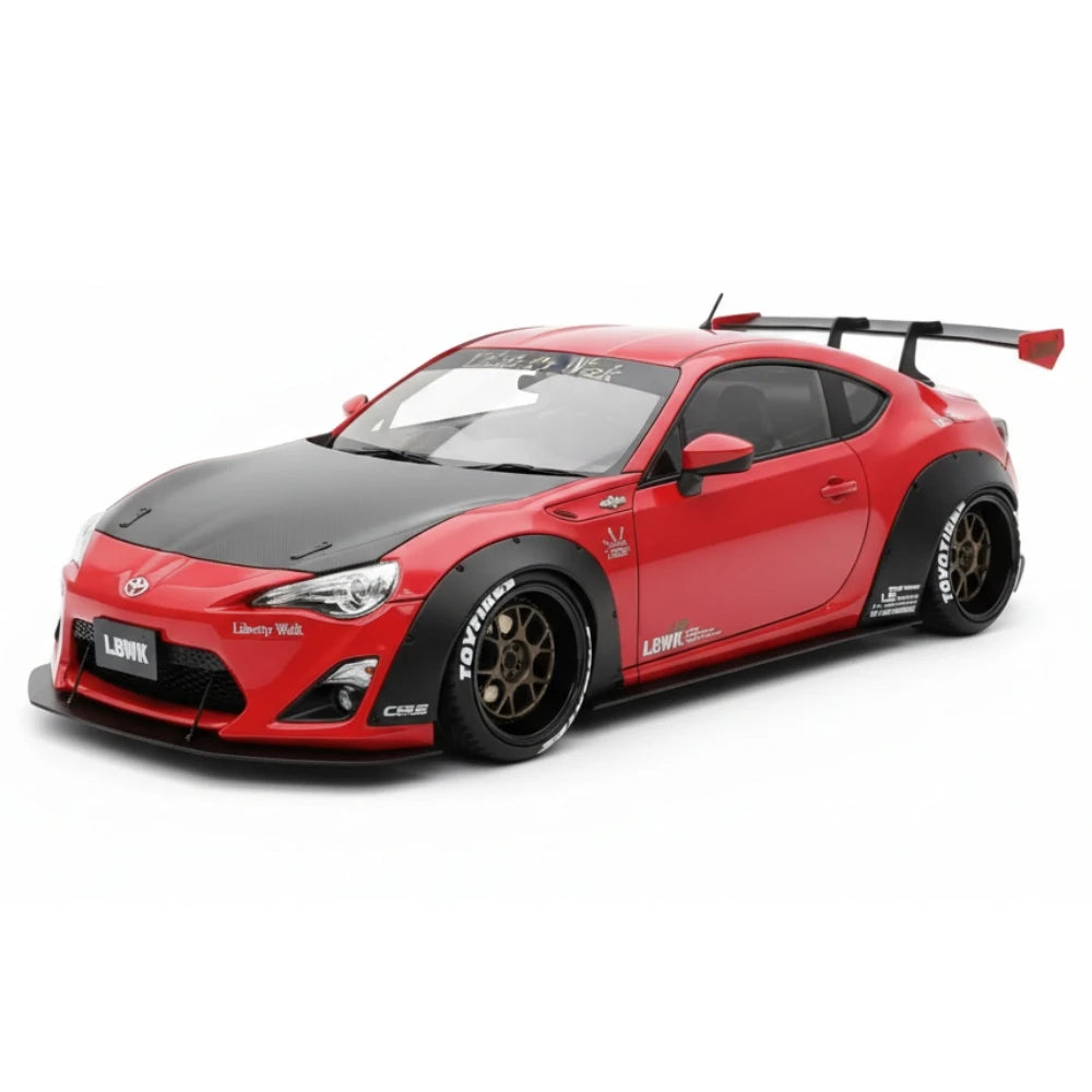 [Ignition] 1:18 Toyota 2012 86 Subaru BRZ LBWK Red Model Car Resin