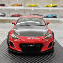 [Ignition] 1:18 Toyota 2012 86 Subaru BRZ LBWK Red Model Car Resin