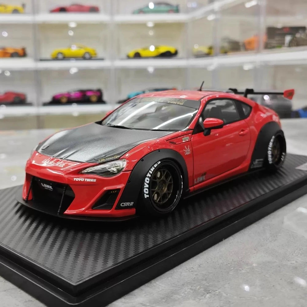 [Ignition] 1:18 Toyota 2012 86 Subaru BRZ LBWK Red Model Car Resin