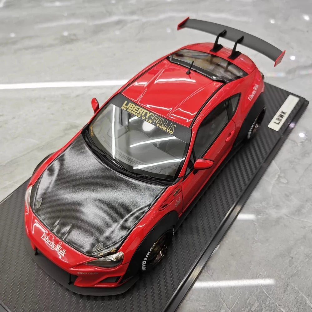 [Ignition] 1:18 Toyota 2012 86 Subaru BRZ LBWK Red Model Car Resin