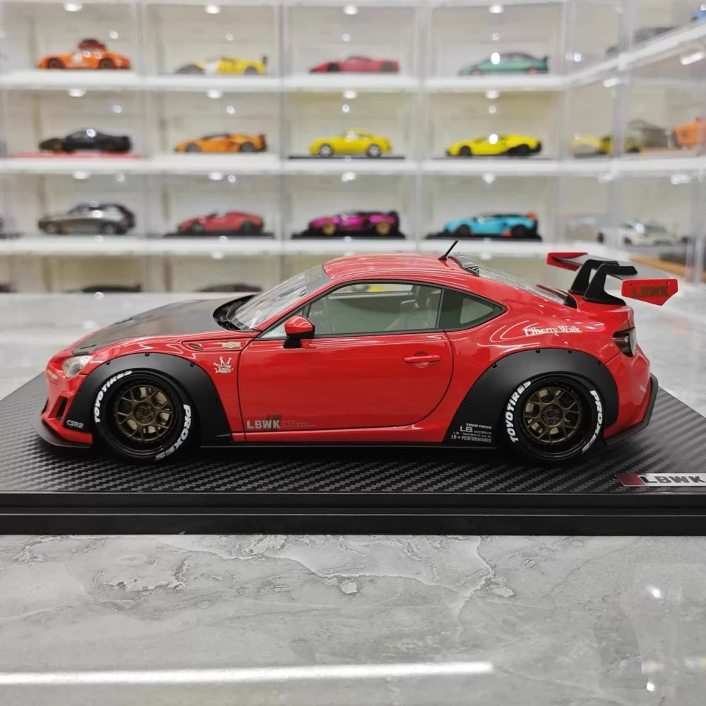 [Ignition] 1:18 Toyota 2012 86 Subaru BRZ LBWK Red Model Car Resin