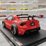 [Ignition] 1:18 Toyota 2012 86 Subaru BRZ LBWK Red Model Car Resin