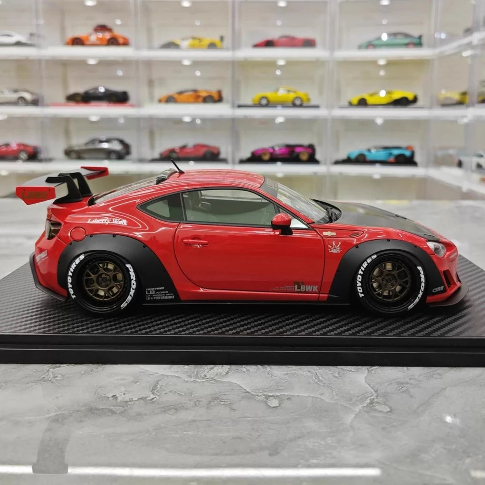 [Ignition] 1:18 Toyota 2012 86 Subaru BRZ LBWK Red Model Car Resin