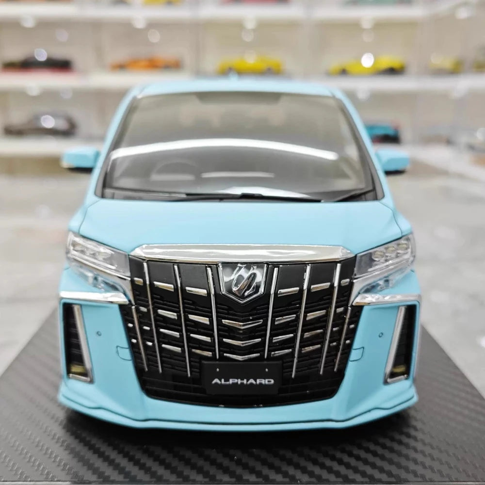 [Ignition] 1:18 Toyota 2015 Alphard H30W Blue Model Car Resin