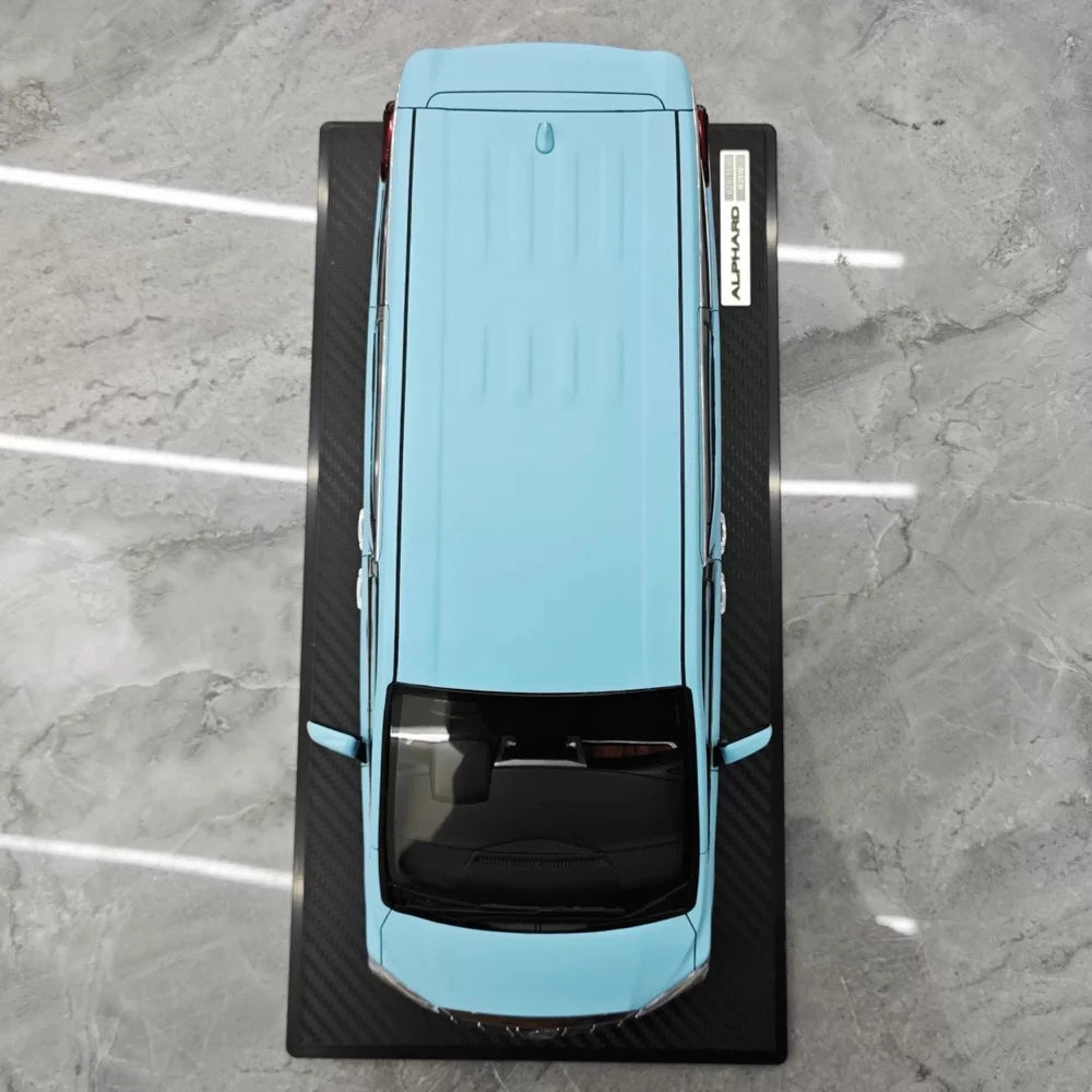 [Ignition] 1:18 Toyota 2015 Alphard H30W Blue Model Car Resin