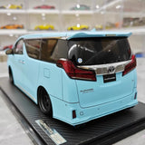 [Ignition] 1:18 Toyota 2015 Alphard H30W blå modellbil resin