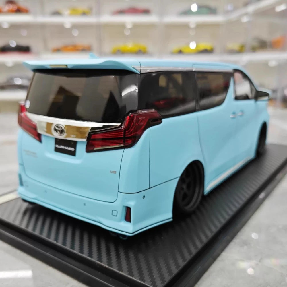 [Ignition] 1:18 Toyota 2015 Alphard H30W Blue Model Car Resin