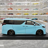 [Ignition] 1:18 Toyota 2015 Alphard H30W blå modellbil resin