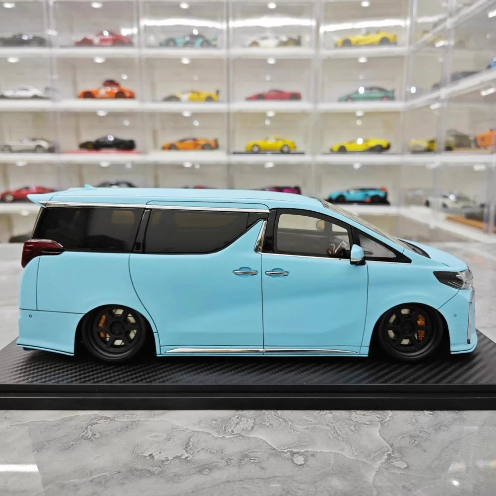 [Ignition] 1:18 Toyota 2015 Alphard H30W Blue Model Car Resin