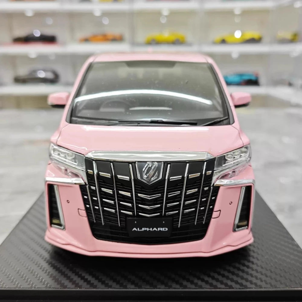[Ignition] 1:18 Toyota 2015 Alphard H30W Pink Model Car Resin