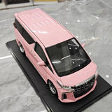 [Ignition] 1:18 Toyota 2015 Alphard H30W Pink Model Car Resin