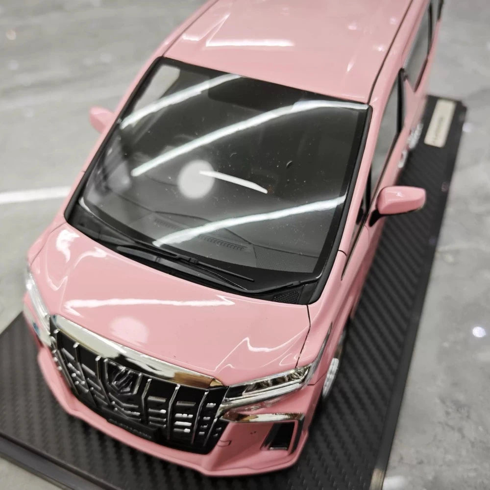 [Ignition] 1:18 Toyota 2015 Alphard H30W Pink Model Car Resin