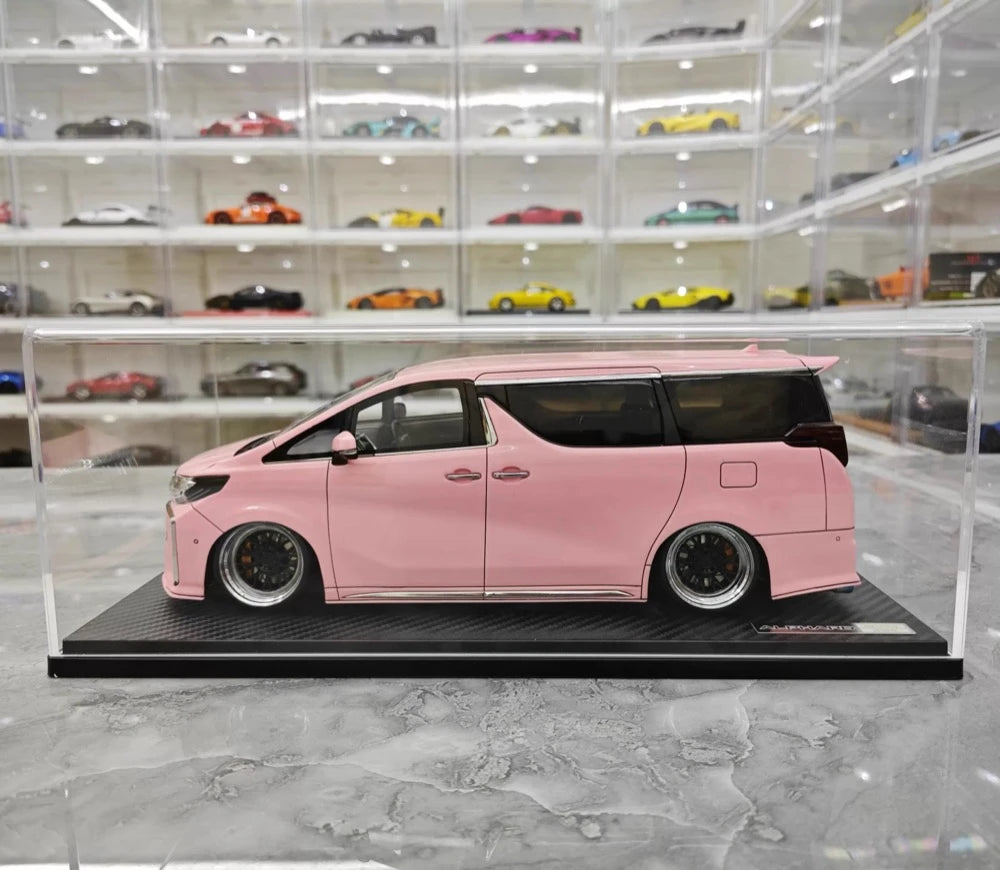 [Ignition] 1:18 Toyota 2015 Alphard H30W Pink Model Car Resin