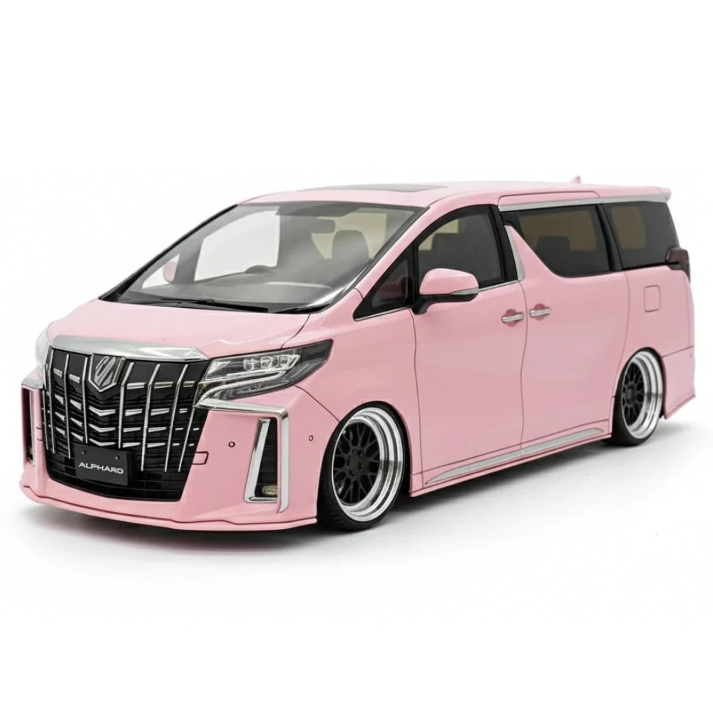 [Ignition] 1:18 Toyota 2015 Alphard H30W Pink Model Car Resin