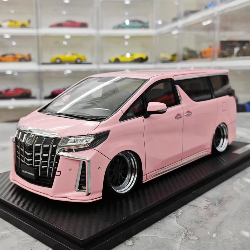 [Ignition] 1:18 Toyota 2015 Alphard H30W Pink Model Car Resin
