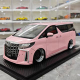 [Ignition] 1:18 Toyota 2015 Alphard H30W Pink Model Car Resin