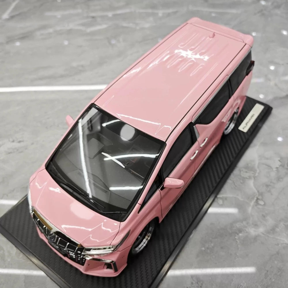 [Ignition] 1:18 Toyota 2015 Alphard H30W Pink Model Car Resin