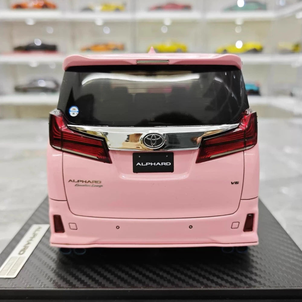 [Ignition] 1:18 Toyota 2015 Alphard H30W Pink Model Car Resin