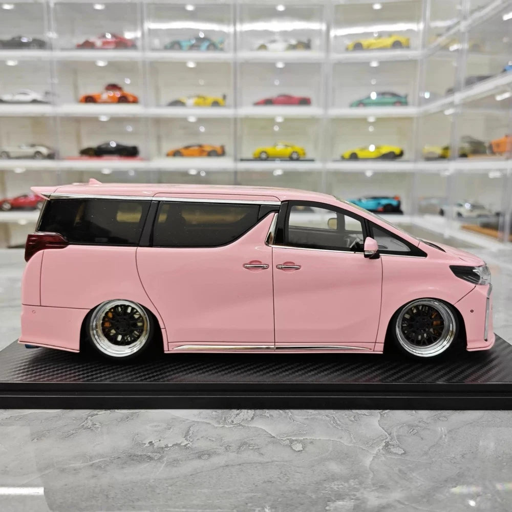 [Ignition] 1:18 Toyota 2015 Alphard H30W Pink Model Car Resin