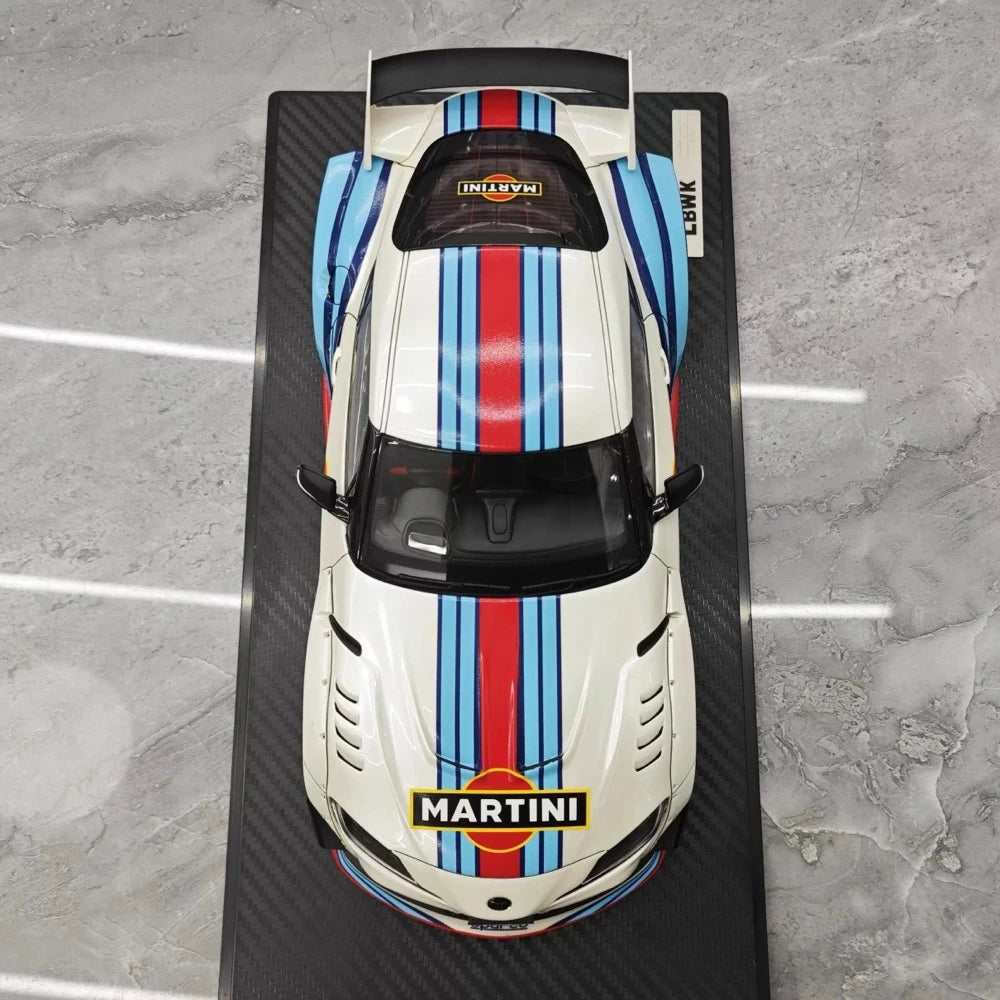 [Ignition] 1:18 Toyota 2019 Supra A90 Pandem Martini modellino di auto resina