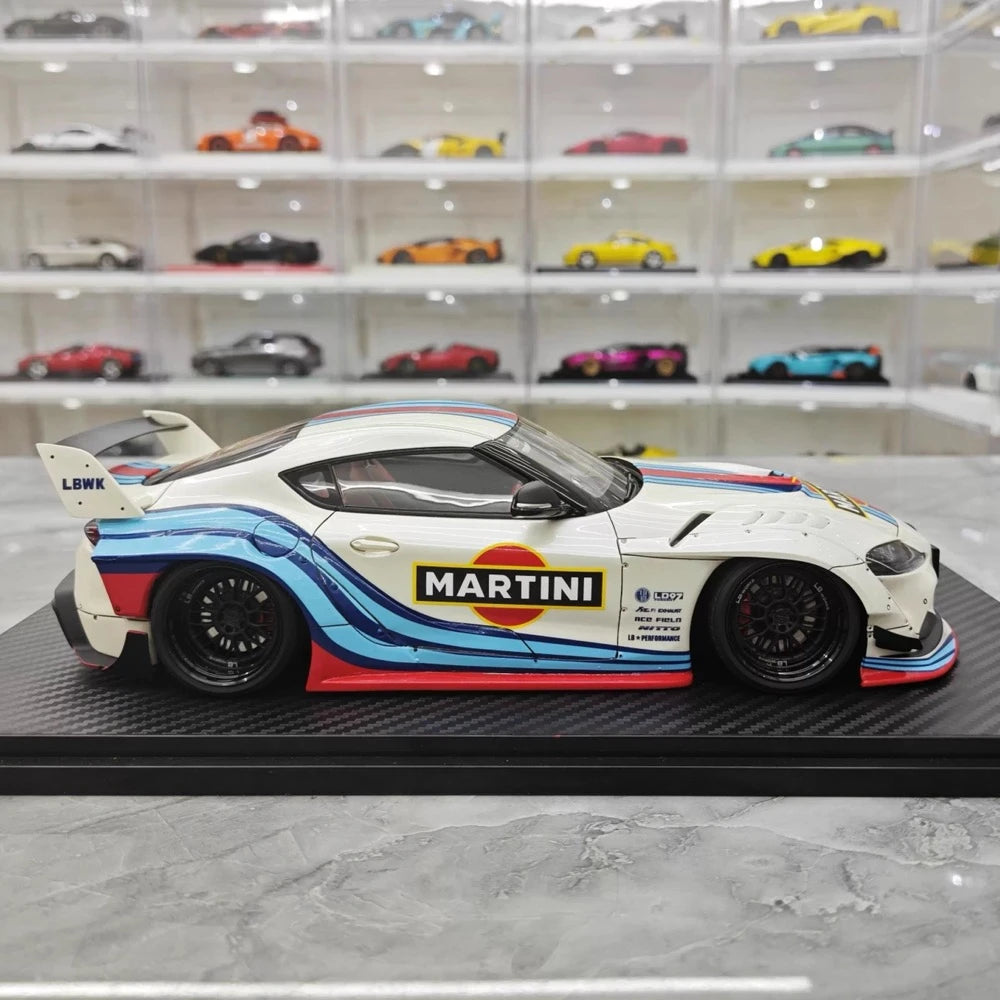 [Ignition] 1:18 Toyota 2019 Supra A90 Pandem Martini modellino di auto resina