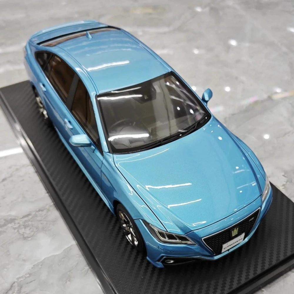 [Ignition] 1:18 Toyota 2020 Crown RS blu modellino di auto resina