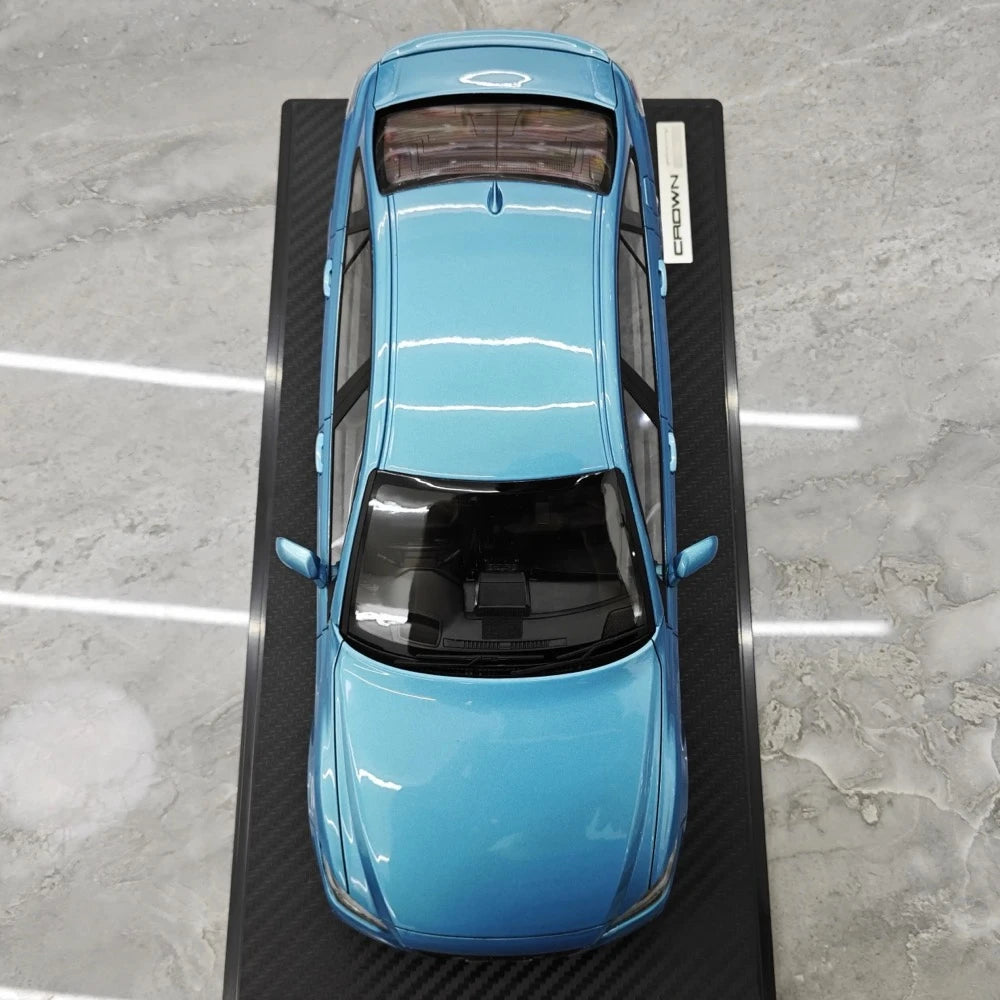 [Ignition] 1:18 Toyota 2020 Crown RS blu modellino di auto resina