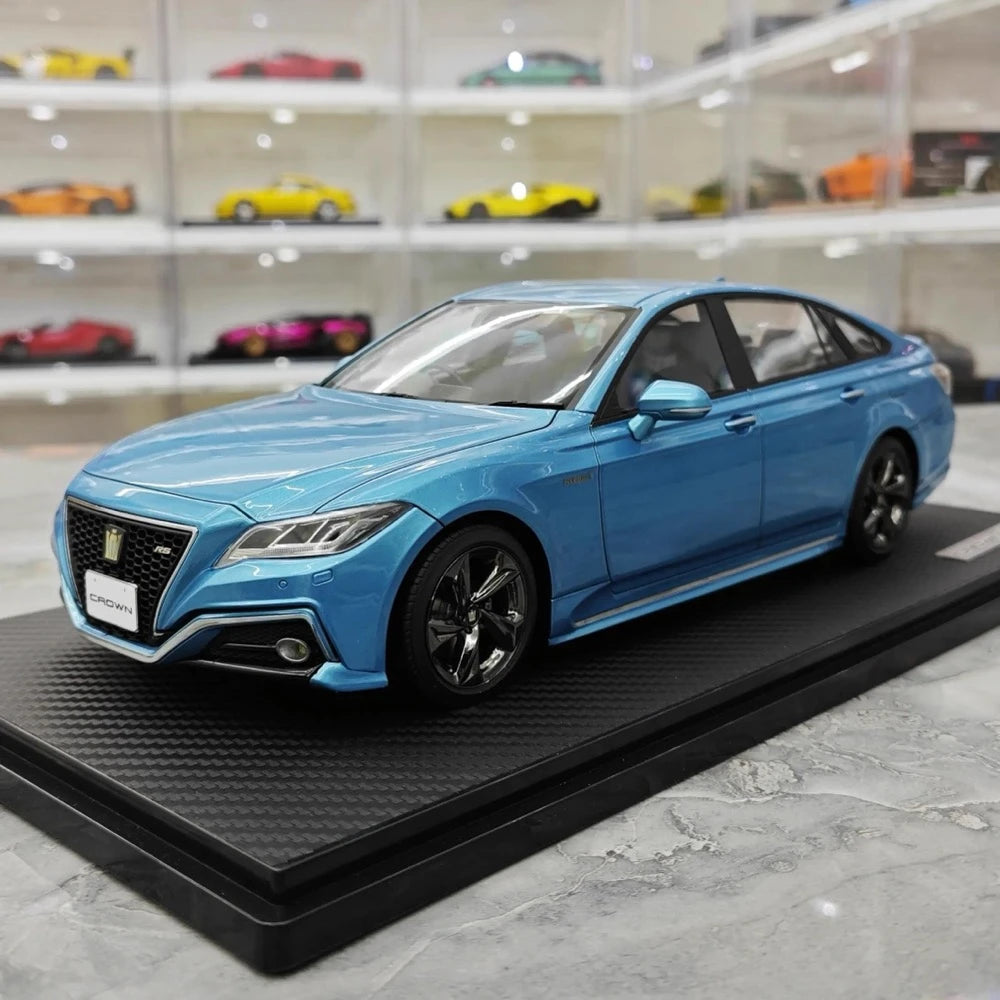 [Ignition] 1:18 Toyota 2020 Crown RS blu modellino di auto resina