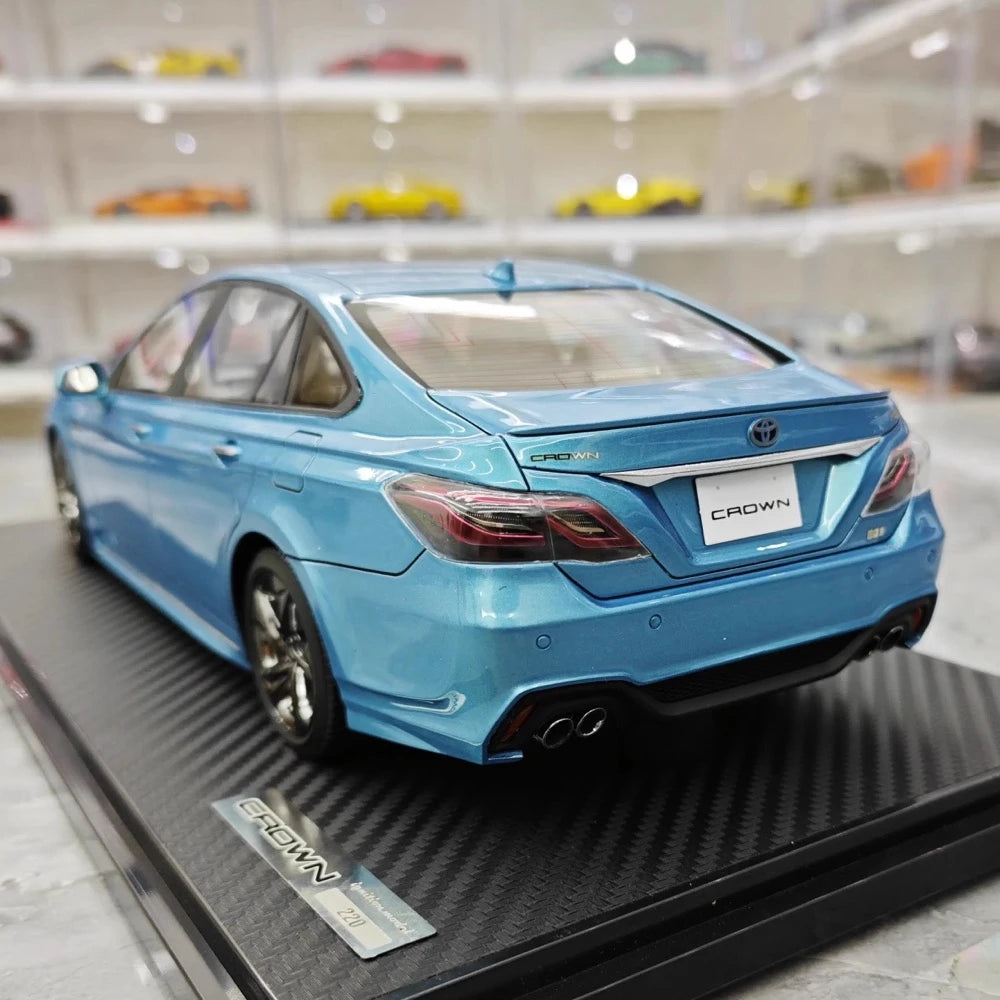 [Ignition] 1:18 Toyota 2020 Crown RS blu modellino di auto resina