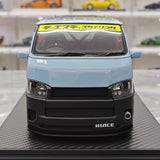 [Ignition] 1:18 Toyota 2023 Hiace TSD Works Blue Model Car Resin