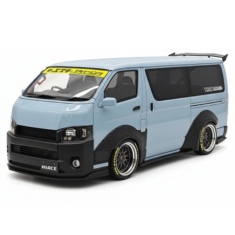 [Ignition] 1:18 Toyota 2023 Hiace TSD Works blå modellbil harts