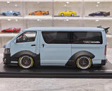 [Ignition] 1:18 Toyota 2023 Hiace TSD Works Blue Model Car Resin
