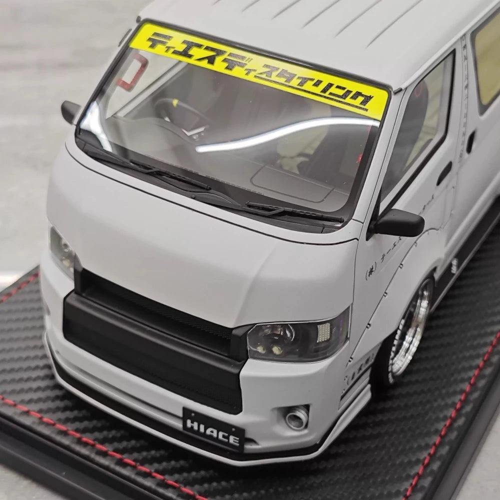 [Ignition] 1:18 Toyota 2023 Hiace TSD Works Gray Model Car Resin