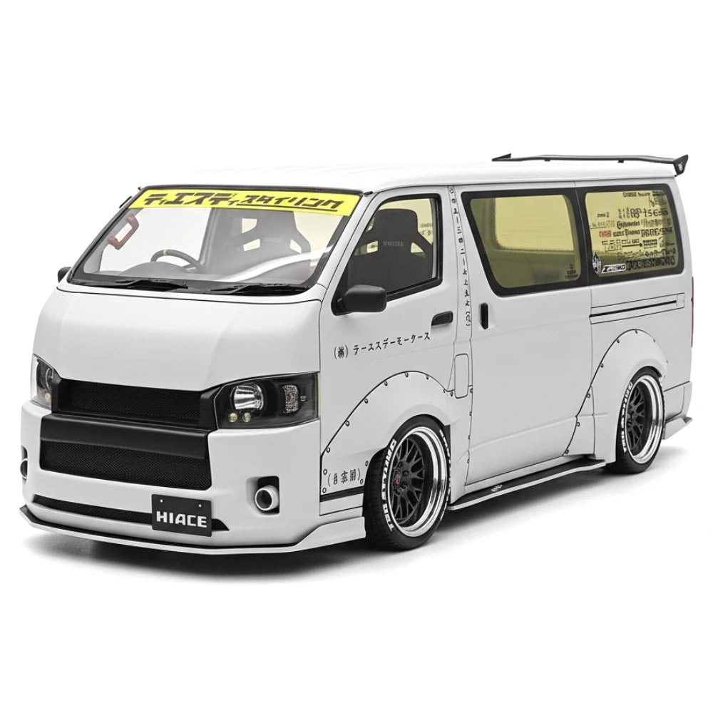 [Ignition] 1:18 Toyota 2023 Hiace TSD Works Gray Model Car Resin