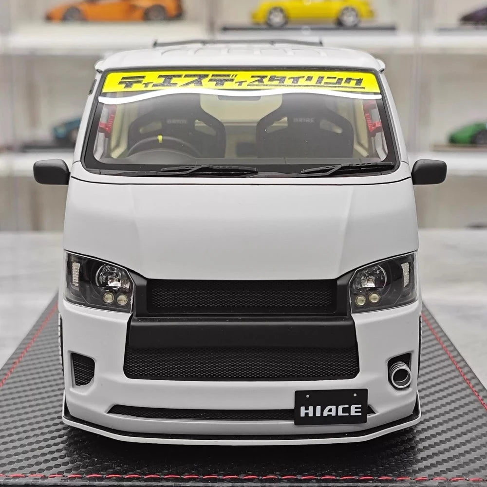 [Ignition] 1:18 Toyota 2023 Hiace TSD Works Gray Model Car Resin