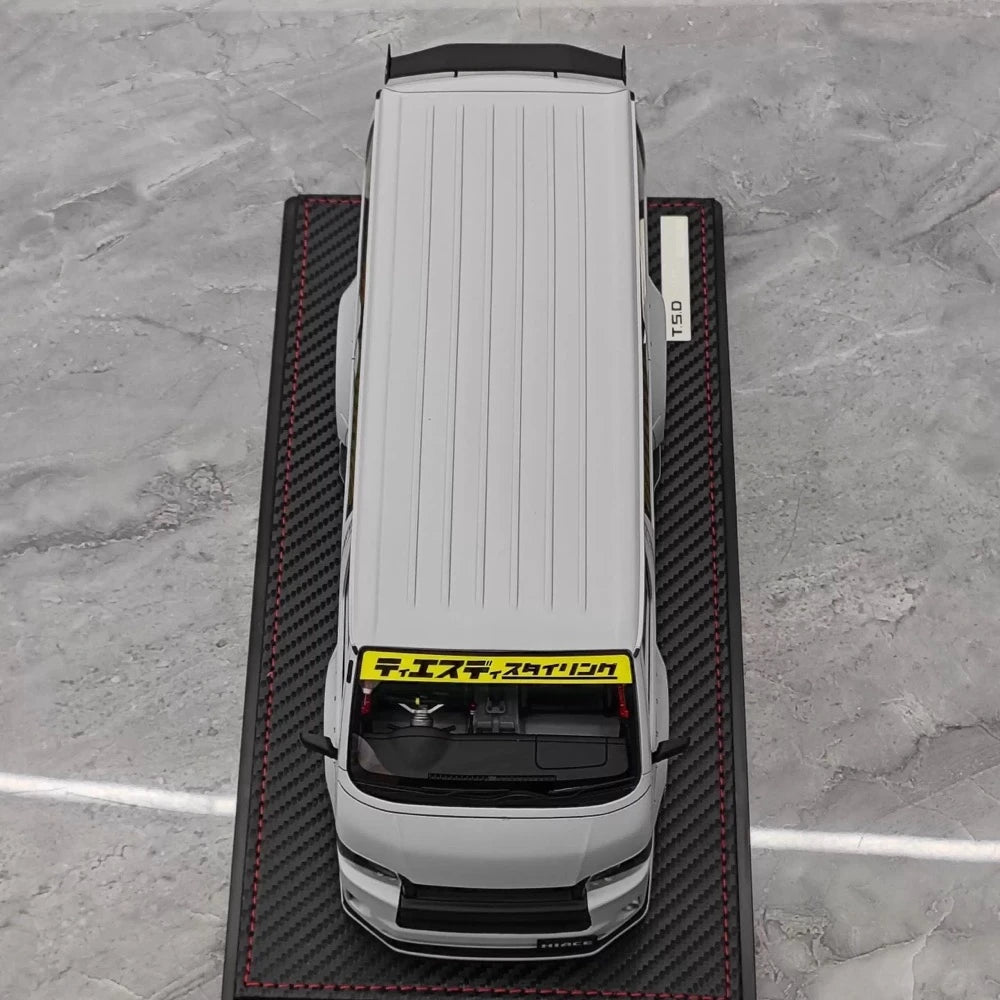 [Ignition] 1:18 Toyota 2023 Hiace TSD Works Gray Model Car Resin