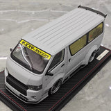 [Ignition] 1:18 Toyota 2023 Hiace TSD Works Gray Model Car Resin