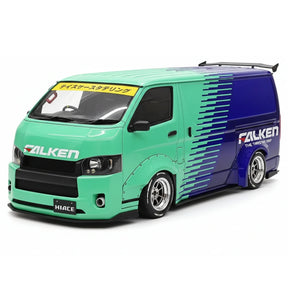 [Ignition] 1:18 Toyota 2023 Hiace TSD Works Green Model Car Resin