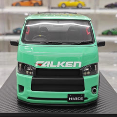 [Ignition] 1:18 Toyota 2023 Hiace TSD Works Green Model Car Resin