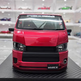 [Ignition] 1:18 Toyota 2023 Hiace TSD Works rood modelauto Hars