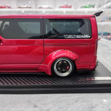 [Ignition] 1:18 Toyota 2023 Hiace TSD Works rood modelauto Hars