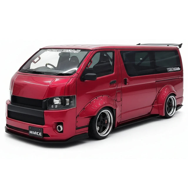 [Ignition] 1:18 Toyota 2023 Hiace TSD Works rood modelauto Hars