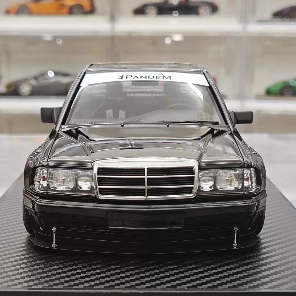 [Ignition] 1:18 Mercedes-Benz 1990 190E Pandem Rocket Bunny Black Model Car Resin