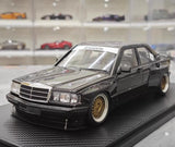 [Ignition] 1:18 Mercedes-Benz 1990 190E Pandem Rocket Bunny Black Model Car Resin