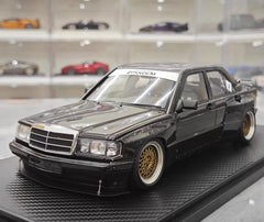[Ignition] 1:18 Mercedes-Benz 1990 190E Pandem Rocket Bunny nero modellino di auto resina
